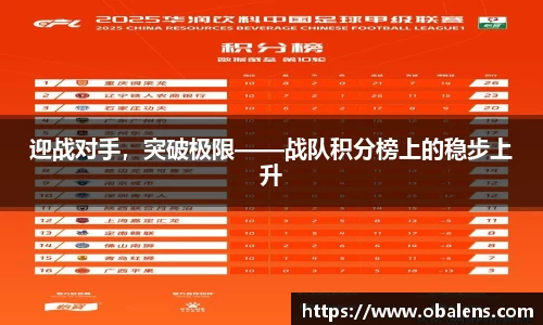 迎战对手，突破极限——战队积分榜上的稳步上升